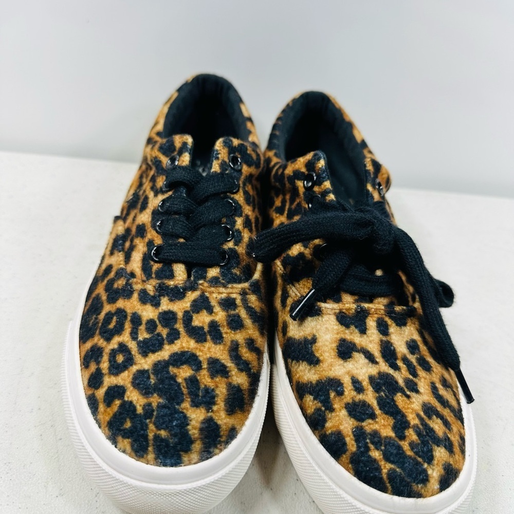 Polo Ralph Lauren Sneakers Leopard Print Size 4 Women - Picture 2 of 7